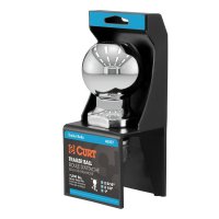 (image for) Curt 40067 Hitch Ball, 2-5/16 in Dia Ball, 1 in Dia Shank, 250 ft-lb Tongue Load, Steel, 2-1/8 in Shank Lenght