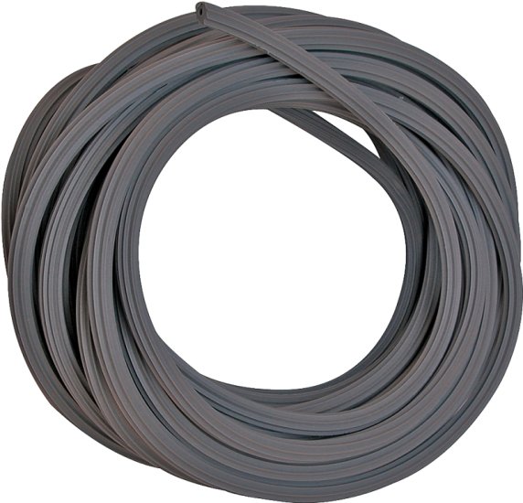 (image for) Make-2-Fit P 7519 Screen Retainer Spline, 0.140 in D, 25 ft L, Vinyl, Black, Round