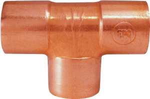 (image for) Elkhart Products 111 Series 32768 Pipe Tee, 3/4 in, Sweat, Copper