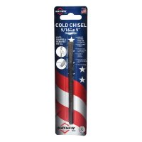 (image for) Mayhew 10202 Cold Chisel, 5/16 in Tip, 5 in OAL, Steel Blade