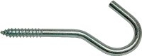 (image for) National Hardware 2040BC Series N220-517 Ceiling Hook, 3/4 in Opening, #4 Thread, 3-7/8 in L, Steel, Zinc