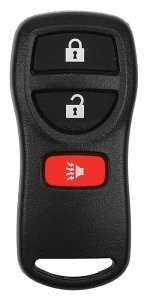 (image for) Hy-Ko 19NIS900F Key Fob Remote, 3-Button, Plastic, Black