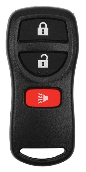 (image for) Hy-Ko 19NIS900F Key Fob Remote, 3-Button, Plastic, Black