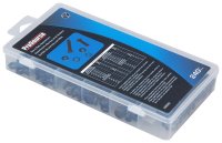 (image for) ProSource 61466 Nut and Bolt Assortment, Carbon Steel, Black Oxide, 240-Piece