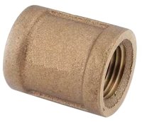 (image for) Anderson Metals 738103-20 Pipe Coupling, 1-1/4 in, FIPT, Brass
