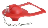 (image for) Korky 2011BP Hinge Toilet Flapper, Chlorazone Rubber, Red