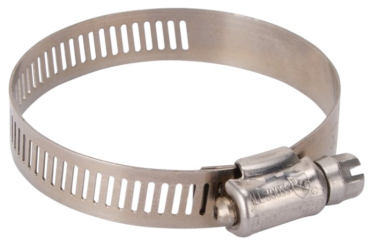 (image for) ProSource HCRSS32 Interlocked Hose Clamp, Stainless Steel, Stainless Steel