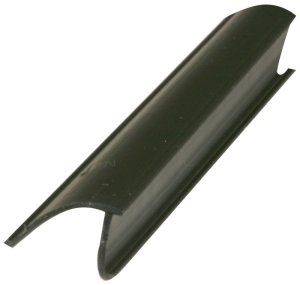 (image for) Make-2-Fit P 7816 Glass Retainer, 19/32 in W, 3/8 in Thick, 72 in L, Vinyl, Black