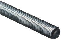 (image for) National Hardware N179-572 Threaded Rod, 1-8 Thread, 36 in L, A Grade, Steel, Zinc, UNC Thread