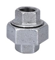 (image for) ProSource 1309 Pipe Union, 3/8 in, Threaded, Malleable Iron, 40 Schedule, 300 psi Pressure
