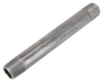 (image for) ProSource 1/2X2B Pipe Nipple, 1/2 in, Male, Steel, SCH 40 Schedule, 2 in L