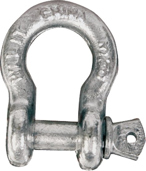 (image for) Koch 081503/MC652G Anchor Shackle, 9500 lb Working Load, Carbon Steel, Galvanized