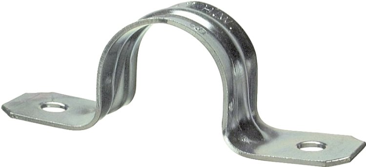 (image for) Halex 61205B Conduit Strap, 1/2 in, Steel, 100/BX