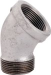 (image for) Galvanized 45 Deg Street Elbow
