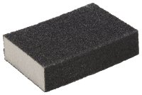 (image for) Vulcan 151303L Sanding Sponge, 4 in L, 2-3/4 in W, Fine, Medium, Corundum Abrasive