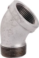 (image for) ProSource 7-3/4G Street Pipe Elbow, 3/4 in, Threaded, 45 deg Angle, SCH 40 Schedule, 300 psi Pressure