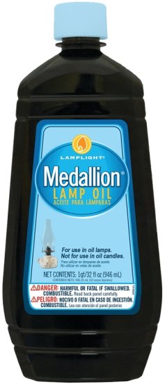 (image for) Lamplight 60005 Lamp Oil, Unscented, Specifications: 32 oz, Mild Hydrocarbon Odor