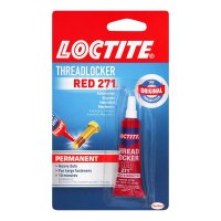 (image for) Loctite 209741 Threadlocker, Liquid, Mild, Red, 6 mL Tube
