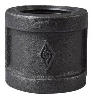 (image for) ProSource 1 BM Pipe Coupling, 1 in, FIP, Steel, SCH 40 Schedule, 300 psi Pressure