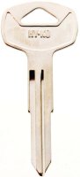 (image for) Hy-Ko 11010DA21 Automotive Key Blank, Brass, Nickel, For: Nissan Vehicle Locks, DA21 Key Number