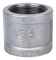 (image for) ProSource 21-1 1/2G Pipe Coupling, 1-1/2 in, Threaded, Malleable Steel, SCH 40 Schedule, 300 psi Pressure