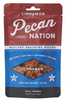 (image for) Pecan Nation PNCN4.8.12 Pecans, 4 oz Pouch, Cinnamon