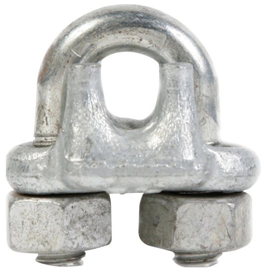(image for) Baron 260-1/16 Wire Rope Clip, 1/16 in Dia Wire Rope, Iron/Steel, Galvanized