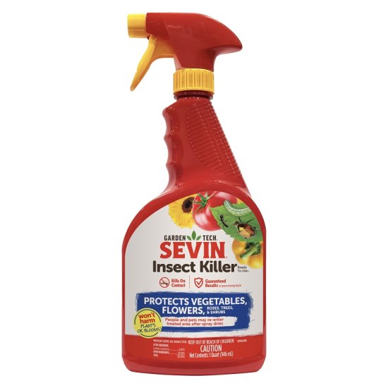 (image for) Sevin 100547232 Ready-to-Use Insect Killer, Liquid, Spray Application, Garden, 1 qt Bottle