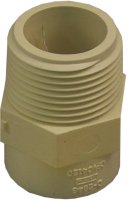 (image for) Nibco T00075C Pipe Adapter, 1 in, Slip x MIP, CPVC