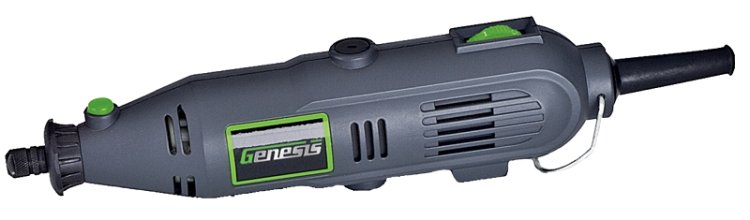 (image for) Genesis GRT2103-40 Rotary Tool, 1 A, 1/8 in Chuck, Keyless Chuck, 8000 to 30,000 rpm Speed