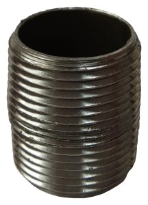 (image for) ProSource 1XCB Pipe Nipple, 1 in, Male NPT Threaded, Steel, SCH 40 Schedule