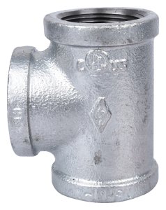 (image for) ProSource 11A-1 1/4G Pipe Tee, 1-1/4 in, FIPT, Malleable Steel, SCH 40 Schedule, 300 psi Pressure