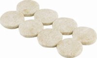 (image for) Shepherd Hardware 9976 Protective Pad, Felt Cloth, Beige, 1-1/2 in Dia, Round