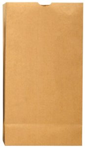 (image for) Duro Bag Dubl Life 18402 SOS Bag, #2, 4-5/16 in L, 2-7/16 in W, 7-7/8 in H, Kraft Paper, Brown