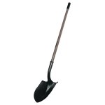(image for)  Long Handle Rd Pt Shovel-Fiber