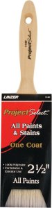 (image for) Linzer WC 1140-2.5 Paint Brush, 2-1/2 in W, 3 in L Bristle, Varnish Handle