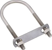 (image for) National Hardware N222-463 U-Bolt, 5/16-18 Thread, Stainless Steel, Stainless Steel