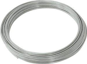 (image for) Hillman 50141 Utility Wire, 100 ft L, 12, Galvanized Steel