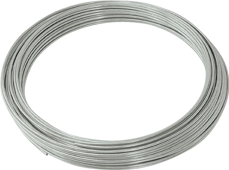 (image for) Hillman 50141 Utility Wire, 100 ft L, 12, Galvanized Steel