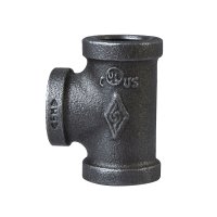(image for) ProSource 11A-3/4B Pipe Tee, 3/4 in, Threaded, Malleable Iron, SCH 40 Schedule, 300 PSI Pressure