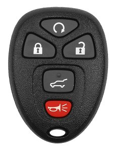 (image for) Hy-Ko 19GM908F Key Fob, 5-Button, Plastic