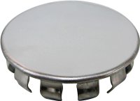(image for) ProSource 24467 Faucet Hole Cover, Snap-In, Stainless Steel, Stainless Steel