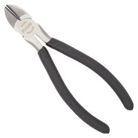 (image for) Vulcan JL-NP006 Diagonal Cutting Plier, 6 in OAL, 1 mm Cutting Capacity, 0.75 in Jaw Opening, Black Handle