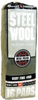 (image for) Homax 106602-06 Steel Wool, #00 Grit, Very Fine, Gray