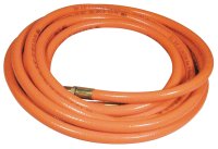 (image for) Amflo 576-25A Air Hose, 3/8 in OD, 25 ft L, MNPT, 300 psi Pressure, PVC, Orange