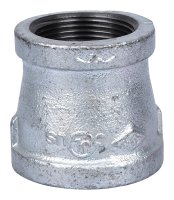(image for) ProSource 24-11/2X11/4G Reducing Pipe Coupling, 1-1/2 x 1-1/4 in, Threaded, Malleable Steel, SCH 40 Schedule