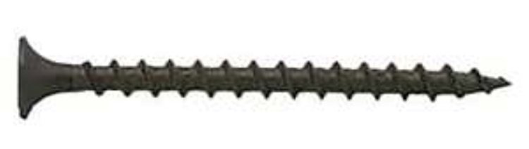 (image for) Orgill Bulk Nails 93430 Screw, #8 Thread, 3 in L, Twinfast Thread, Bugle Head, Phillips Drive, Sharp Point, Phosphate