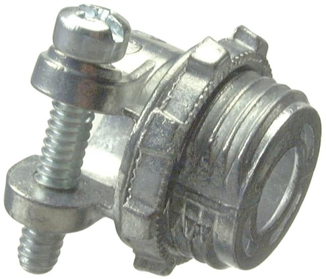 (image for) Halex 04203B Squeeze Connector, 3/8 in, Zinc