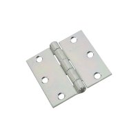 (image for) National Hardware N261-644 Utility Hinge, 3 in W Frame Leaf, 0.08 in Thick Frame Leaf, Steel, Zinc, Riveted Pin, 50 lb