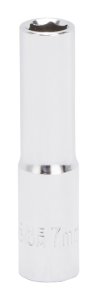 (image for) Vulcan MT6487805 Drive Socket, 7 mm Socket, 1/4 in Drive, 6-Point, Chrome Vanadium Steel, Chrome
